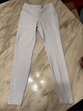 Old Navy Light Gray High-Waist Leggings